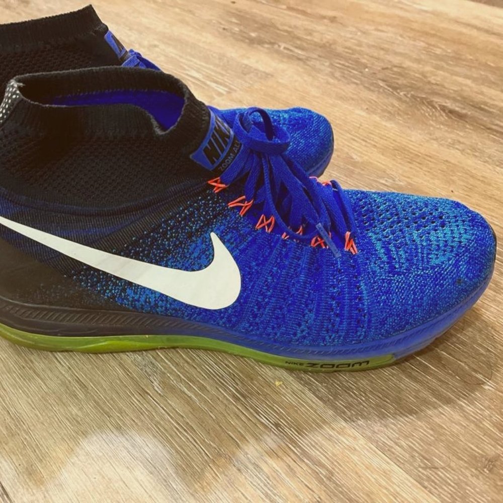 Nike Zoom All Out Flyknit Navy Blue Running Shoes